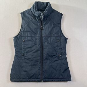 Women Lacoste Size 36 Insulated Black Puffer Vest Quilted Small
